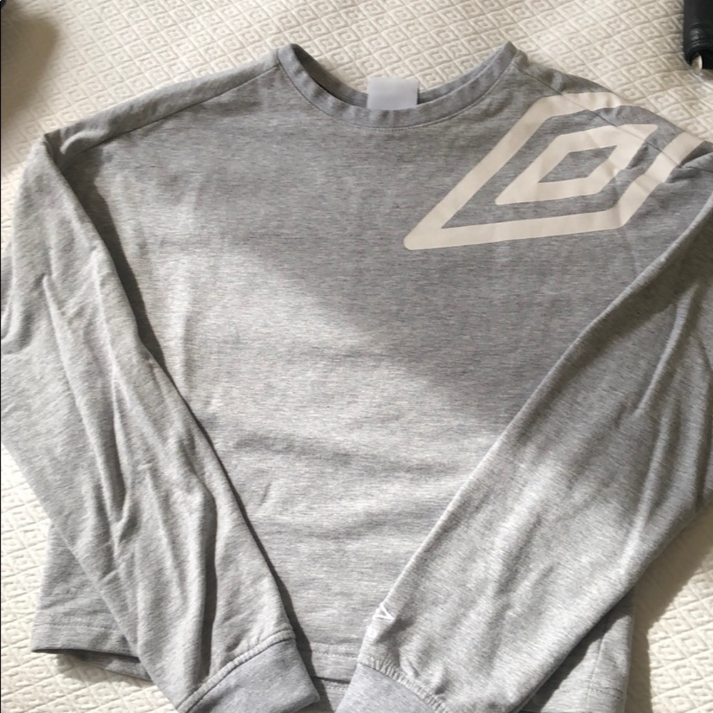 Fun Umbro brand cropped lightweight sweatshirt